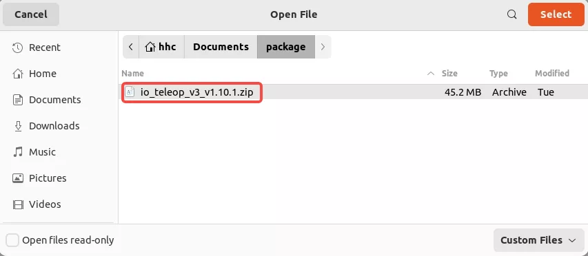 Select telesuit package